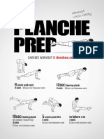 Planche Prep Workout