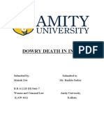 Dowry Death in India