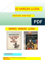 LITERATURA 14 (2022 I) VARGAS LLOSA  -PARALELO - MARSHALL