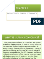 Definition of Islamic Economics