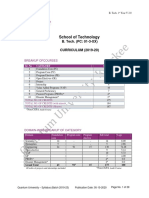 QU - Syll - B.Tech - Batch 2020-24 - 1st Year