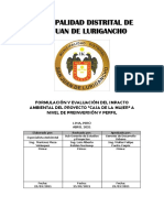 Formulación y evaluación del impacto ambiental de la Casa de la Mujer en San Juan de Lurigancho