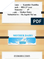 ON Mother Dairy