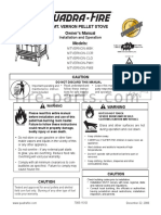 Mt. Vernon Pellet Stove Owner's Manual Models:: Caution