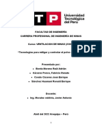 Tecnologías para Mitigar y Controlar El Polvo en Minería