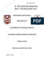 Clasificacion y Definicion de Levas y Seguidor