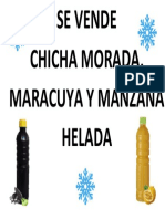 Se Veden Chicha Morada y Maracuya