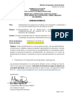 TDR Coordinador Socio Empresarial ASMUC - Cubarral, Meta