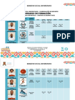 Horario de Clases I.P.A. 2022 - Disciplinas Deportivas