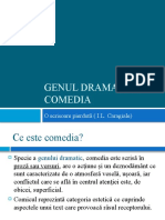 Genul Dramatic - Comedia 29.03.22