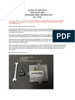 Guide To Repair A 2003 SL55 AMG Passenger Side Hid Ballast By: Jtse