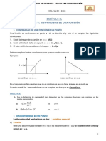 Parte C - Continuidad de Una Función 2022