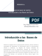 Taller Base de Datos - Sem 1