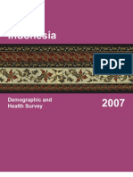 17909311 Survei Demografi Kesehatan Indonesia 2007