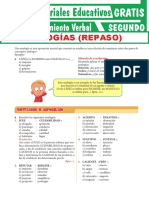 Método de Resolución de Las Analogías para Segundo Grado de Secundaria