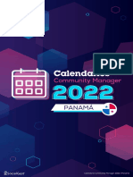 Panamá 2022 - Calendario - Community - Manager - SocialGest