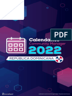 República Dominicana 2022 - Calendario - Community - Manager - SocialGest