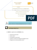 Resolución Clase 1 Que Entendemos Por Lecto Comprension - 2021