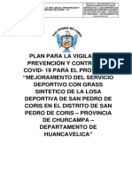 Plan para La Vigilancia, Prevencion y Control Del Covid 19 - 2020