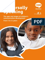 Universally Speaking: The Ages and Stages of Children's Communication Development From 5 To 11 Years