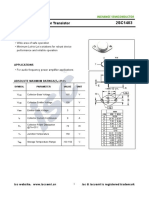 2SC1403 NPN Power Transistor Datasheet