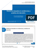 Medicina Basada en Evidencias y Análisis de Decisión.