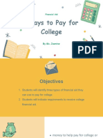 Financial Aid - Ways To Pay For College