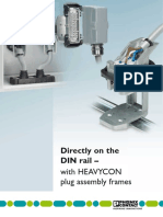 Directly On The DIN Rail - : With Heavycon Plug Assembly Frames