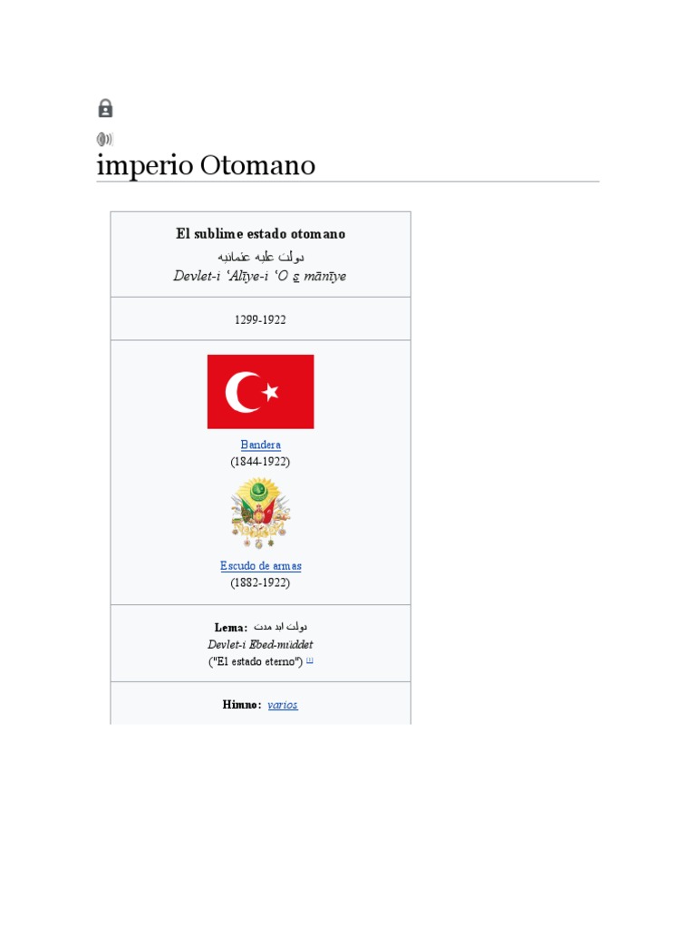 Historia del Imperio Otomano | PDF | Ottoman Empire | Muslim Empires