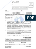 Amarnath Yatra Registration Form