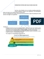 Management Information System and Value Chain Analysis
