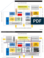 Diagrama de Relaciones, Circulaciones y Macrozonificacion 2D - CENTRO COMERCIAL