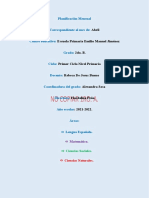 Planificación Mensual ENERO-FEBRERO