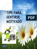 Tips para Sentirse Motivado