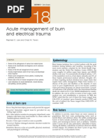 Acute Management of Burn and Electrical Trauma