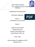 Práctica 1: Ley de Coulomb y electrostática