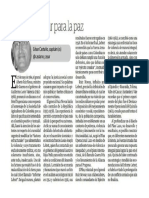 Un Plan Militar para La Paz (Plan Lazo) César Castaño, Capitán (R) La Crónica Del Quindío, Marzo 24/22