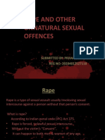 Rape& Unnatural Sexual Offences