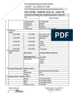 Kegiatan Idul Fitri Masjid 2022