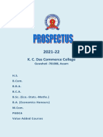 Prospectus 2021-22, KCDCC