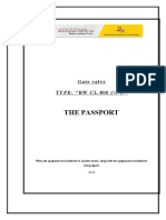 The Passport: Gate Valve TYPE: "BW CL 800 ( ") "