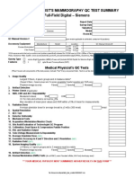 ACR Digital Mammography Scoring Key | PDF