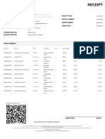 Receipt: Your Details Receipt Date Receipt Number Order Number Order Date