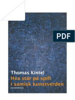 Download Hva str p spill i samisk kunstverden - Masteroppgave by Thomas Kintel SN57262270 doc pdf