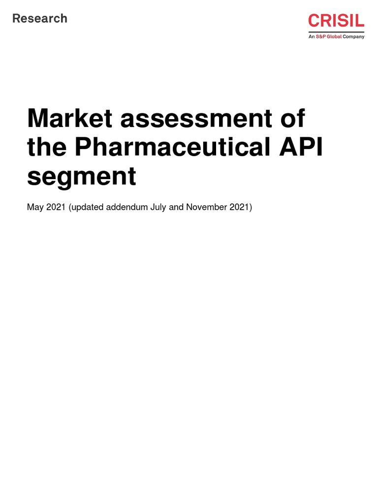 CRISIL Research Market Final Report With Addendum July Nov 2021