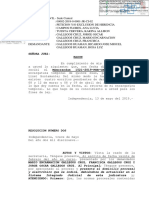 RESOLUCIÓN NÚMERO DOS 13 MAY 2019 - AUTO ADMISORIO. Exp. N.° 00002-2019-0-0901-JR-CI-02 (Petición de Herencia) - 2 Págs