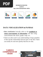 Informatics Practices Class Xii Topic: Data Visualization - Notes