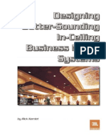 Designing Better_Sounding in Ceiling Business Music