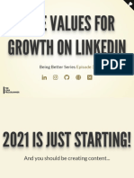 Core Values For Growth On LinkedIn