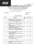 II B.Tech I Sem OOPS Final Exam (MR20) Model Paper